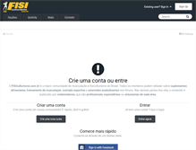 Tablet Screenshot of fisiculturismo.com.br